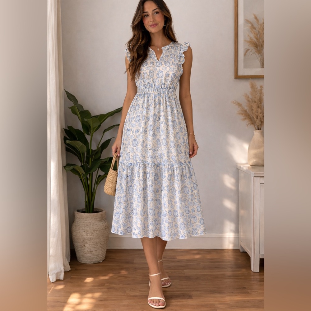 New Silk blend  Made in Italy Lara Guidotti Maxi Dress